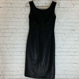 French Connection black slim fit shiny dress!